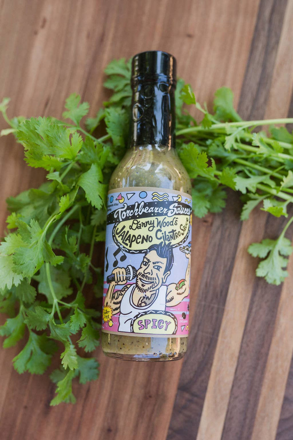 Sauce à la coriandre jalapeno de Danny Wood's