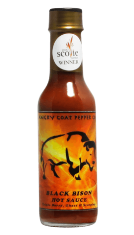 Angry Goat Pepper Co - Sauce piquante au bison noir