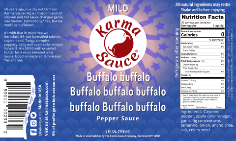 Buffalo Karma Sauce