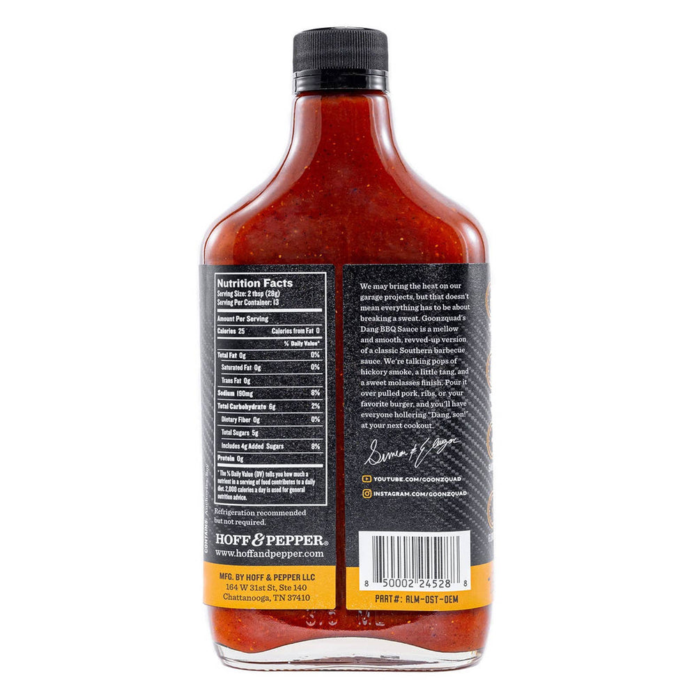 Sauce barbecue Dang Southern - 12,7 oz - Goonzquad Collaboration