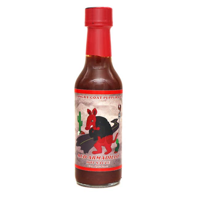 Angry Goat Pepper Co - Sauce piquante au tatou rouge