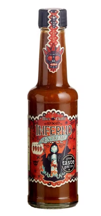 Inferno Sauce extreme Mic's Chilli